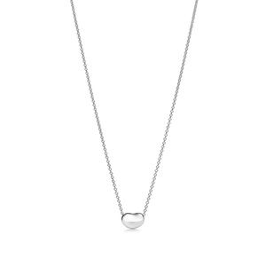 Tiffany Elsa Peretti Bean design Pendant in Sterling Silver, 9 mm 16 inch chain